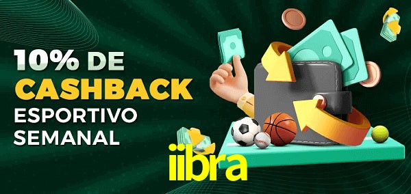 10% de bônus de cashback na iibra