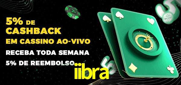 Promoções do cassino ao Vivo iibra